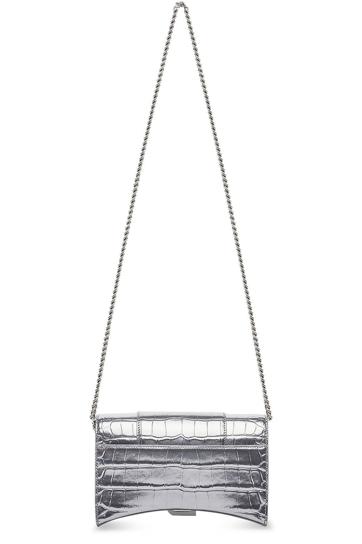 Balenciaga Hourglass wallet with chain