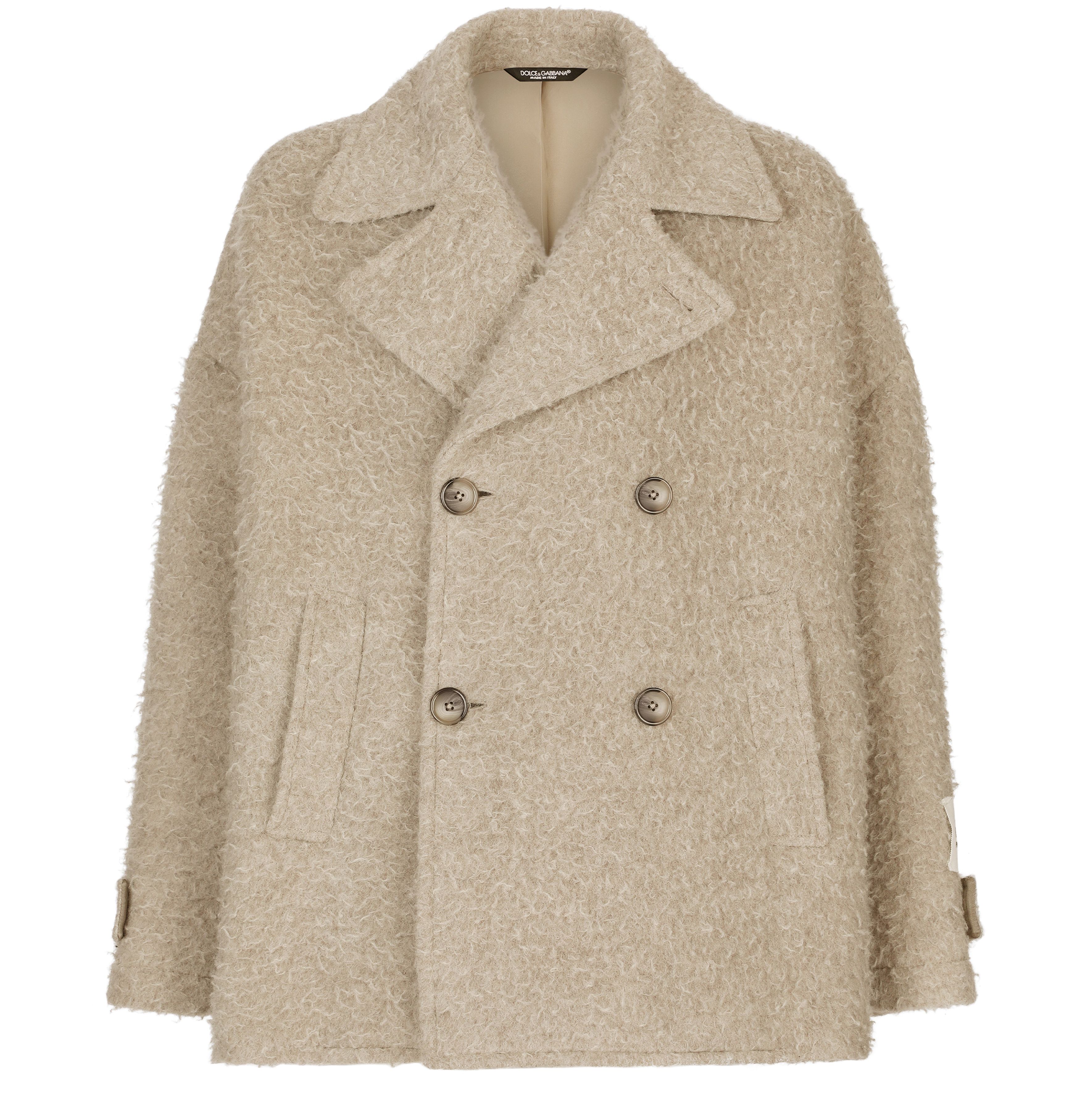 Dolce & Gabbana Wool and cotton pea coat