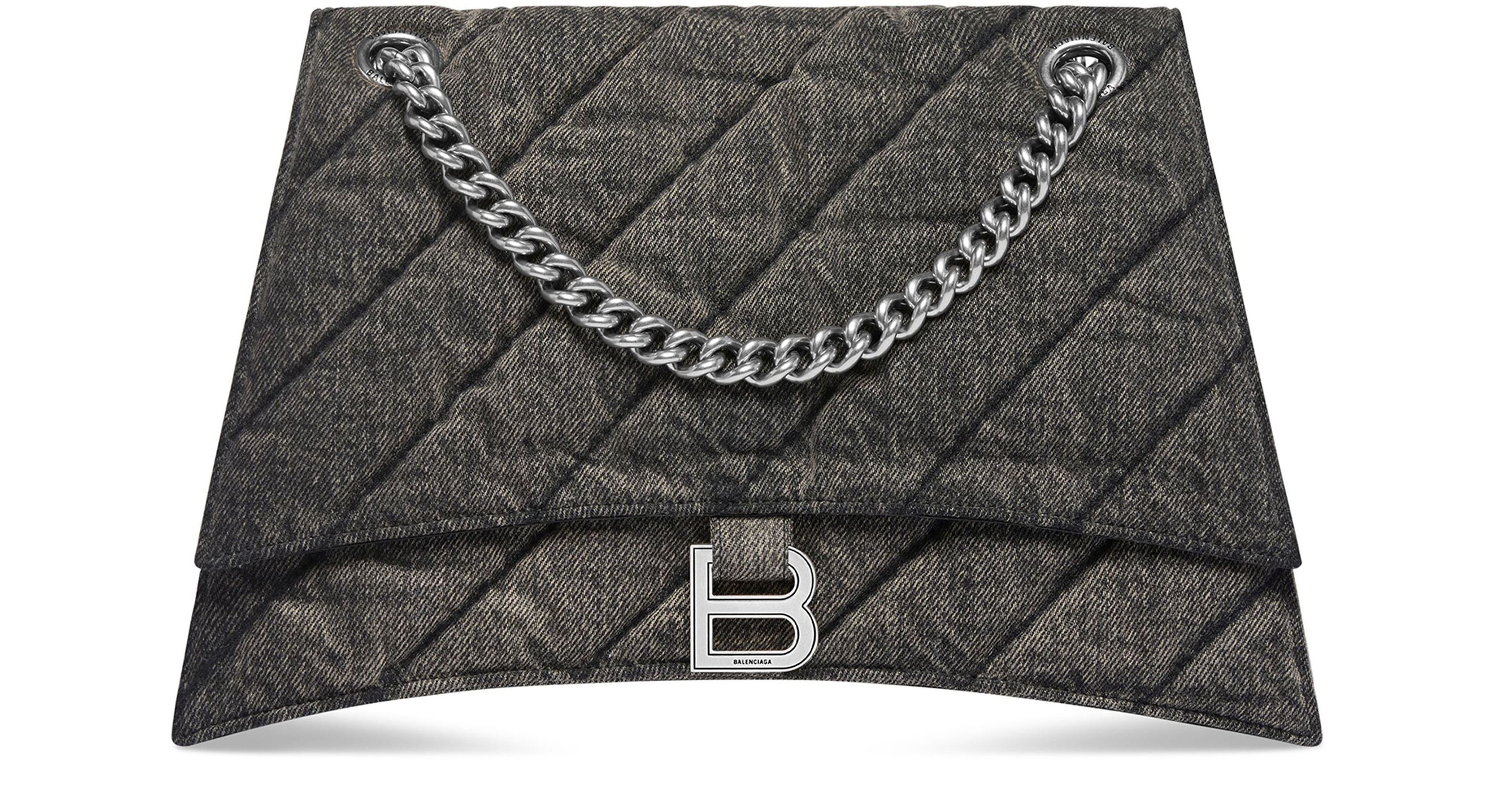 Balenciaga Crush Medium Chain Bag Quilted