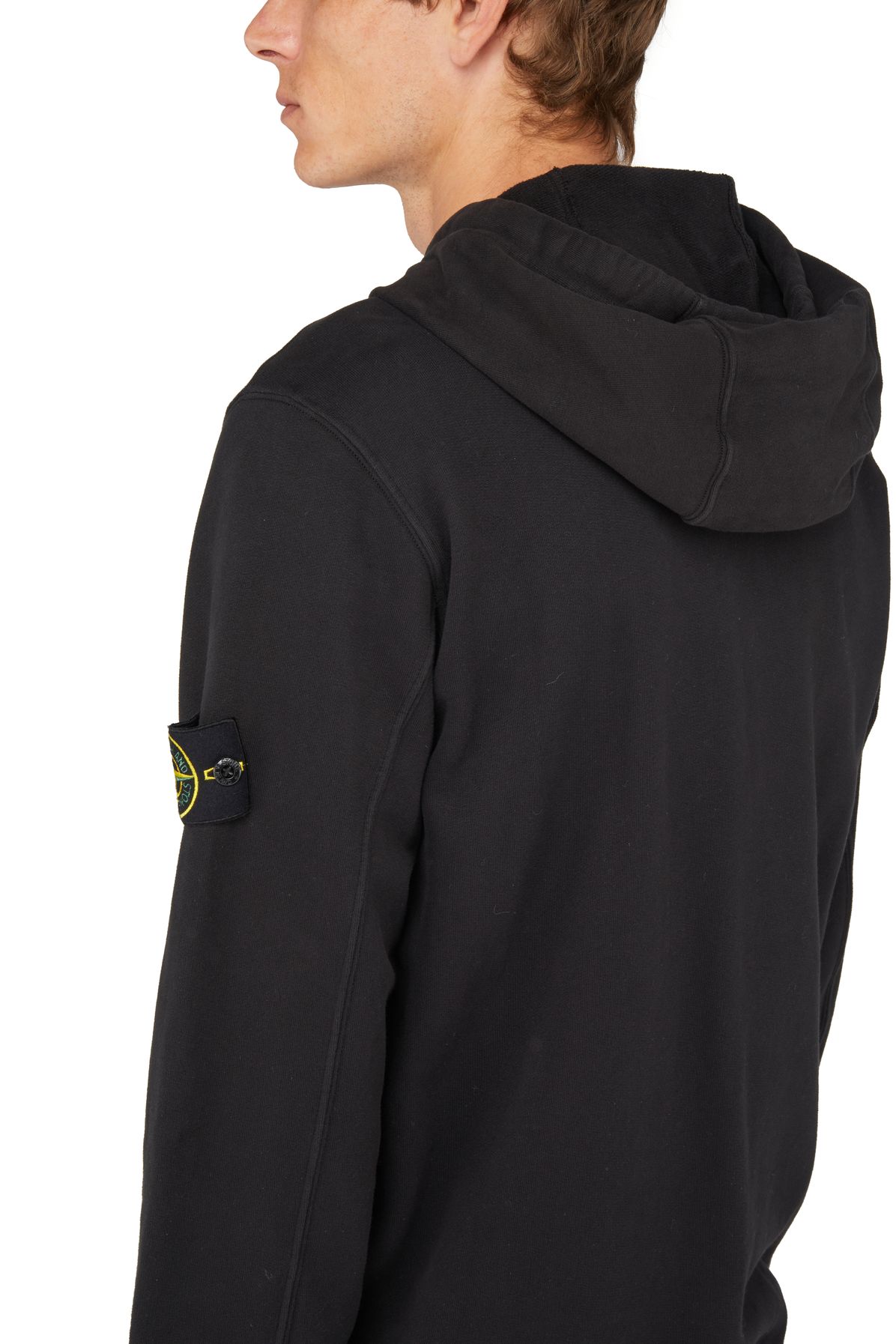 Stone Island Hoodie with logo patch