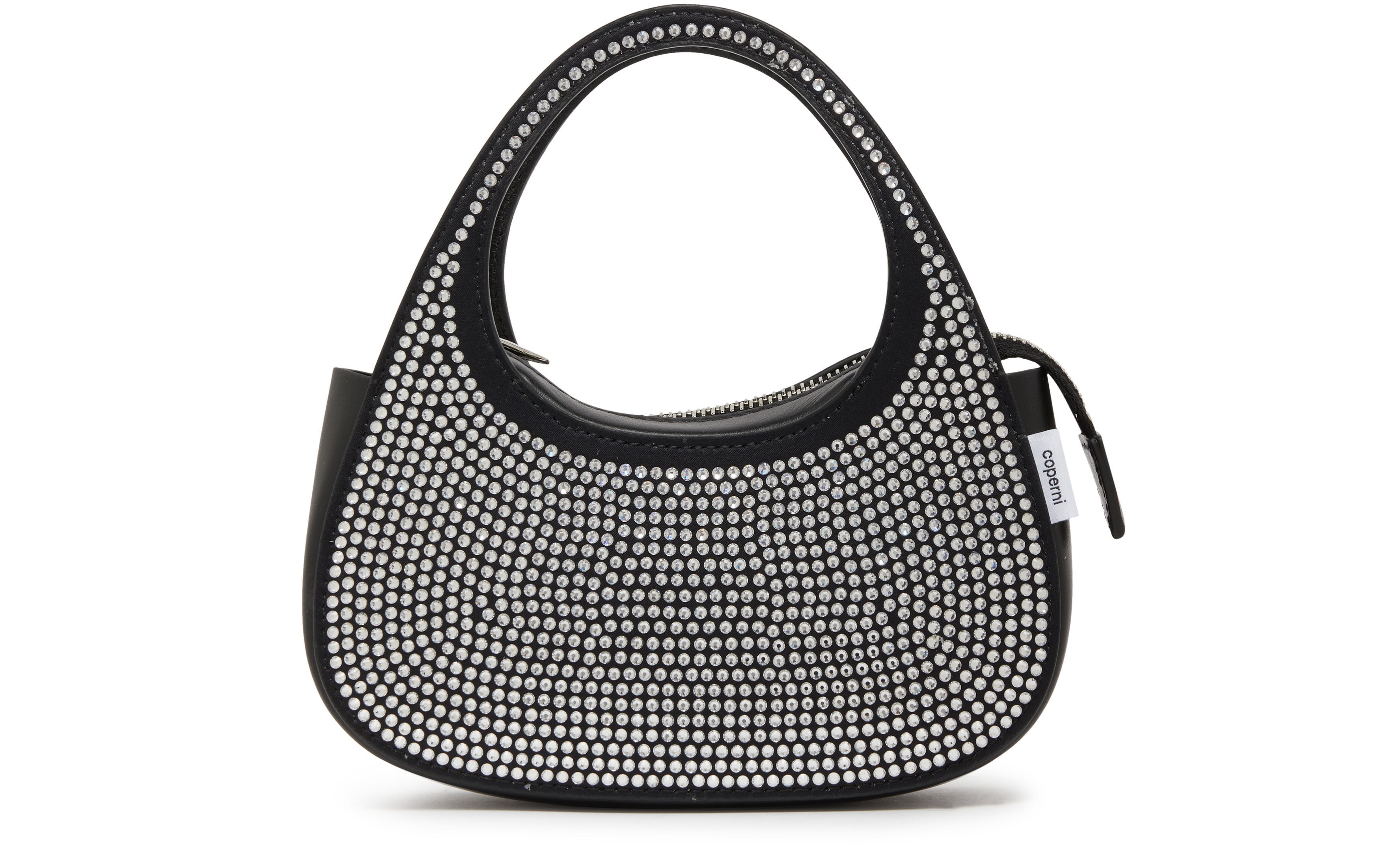 Coperni Swipe embellished micro baguette bag