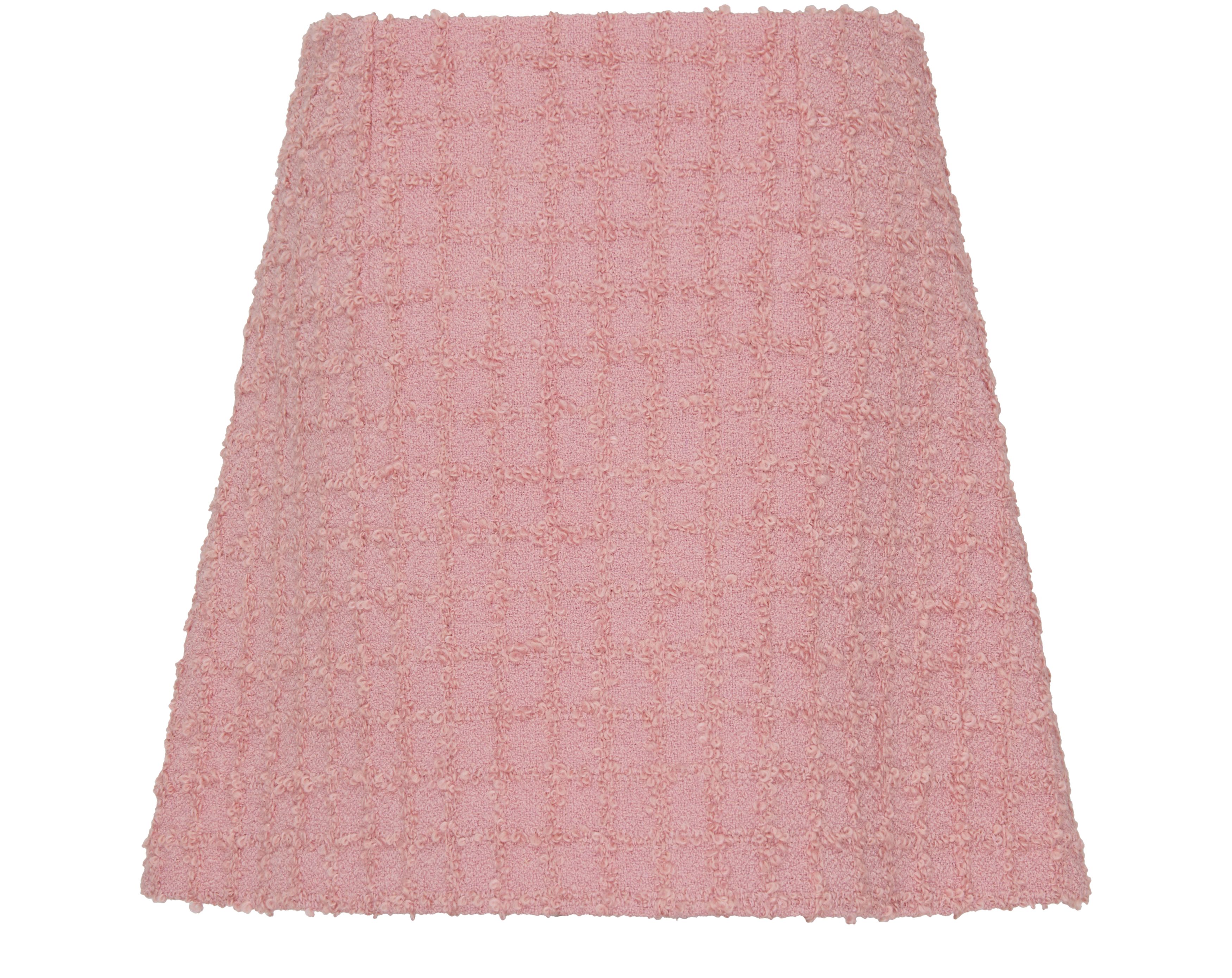 Versace Heritage Textured Tweed Skirt