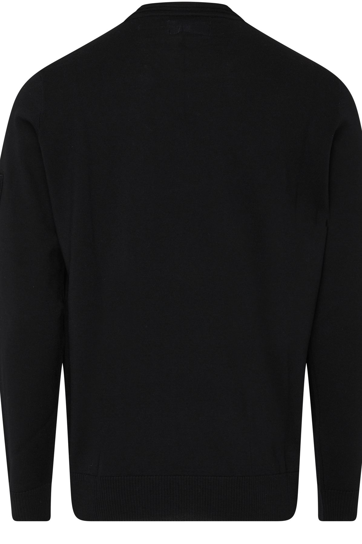 Stone Island Round neck sweater with logo patch