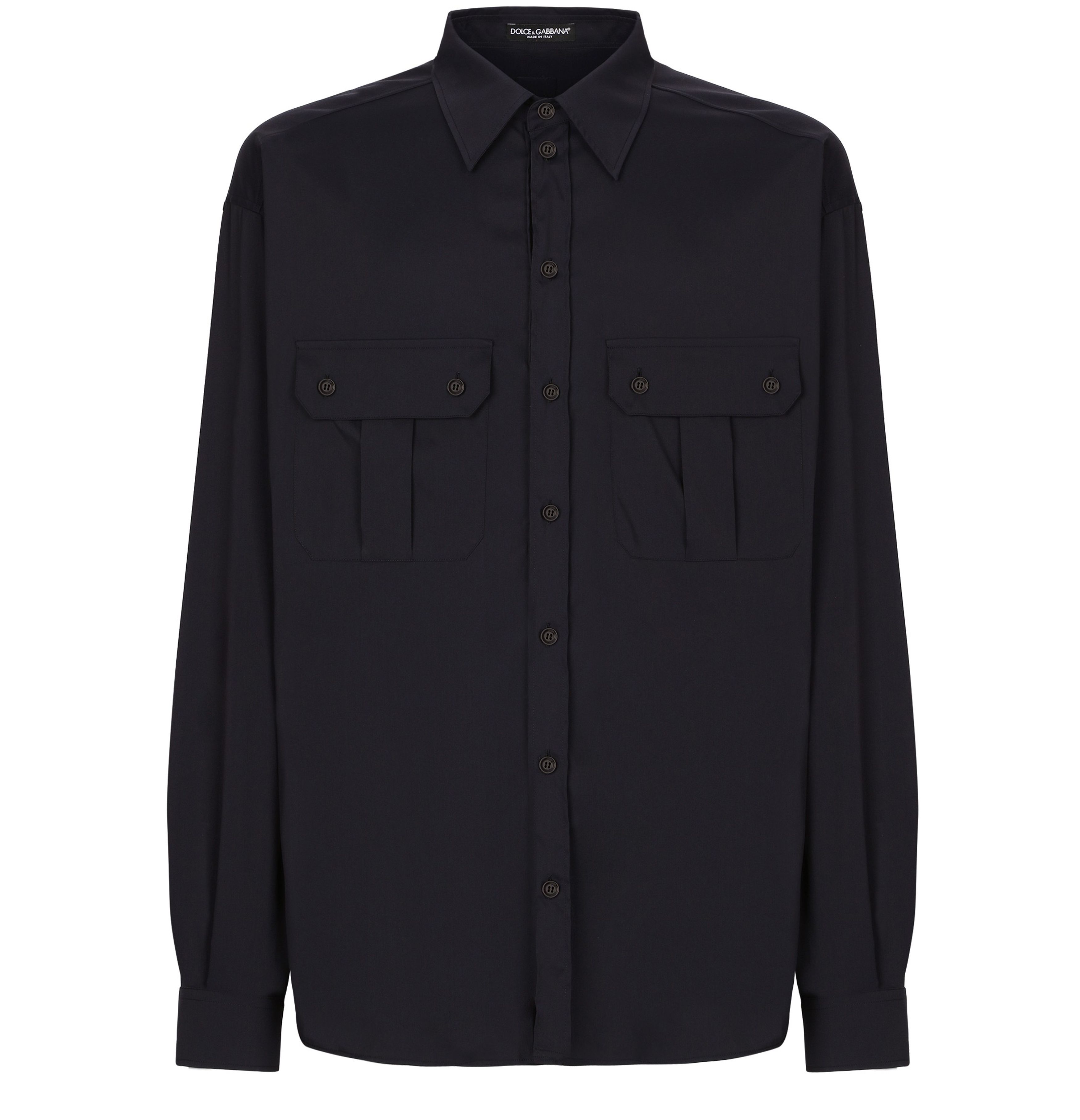 Dolce & Gabbana Technical fabric Overshirt with pockets