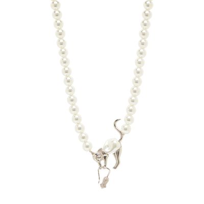 Marc Jacobs Cat and mouse pearl necklace