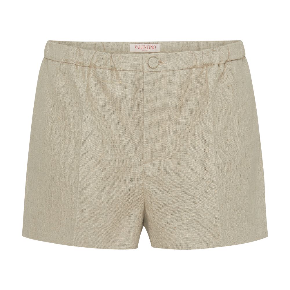 VALENTINO GARAVANI Linen bermuda shorts