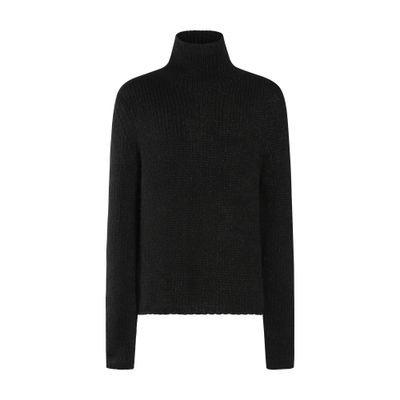 Ann Demeulemeester Hein High Neck Sweater Drop Stitch