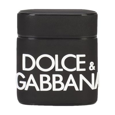 Dolce & Gabbana Rubber airpods case with logo