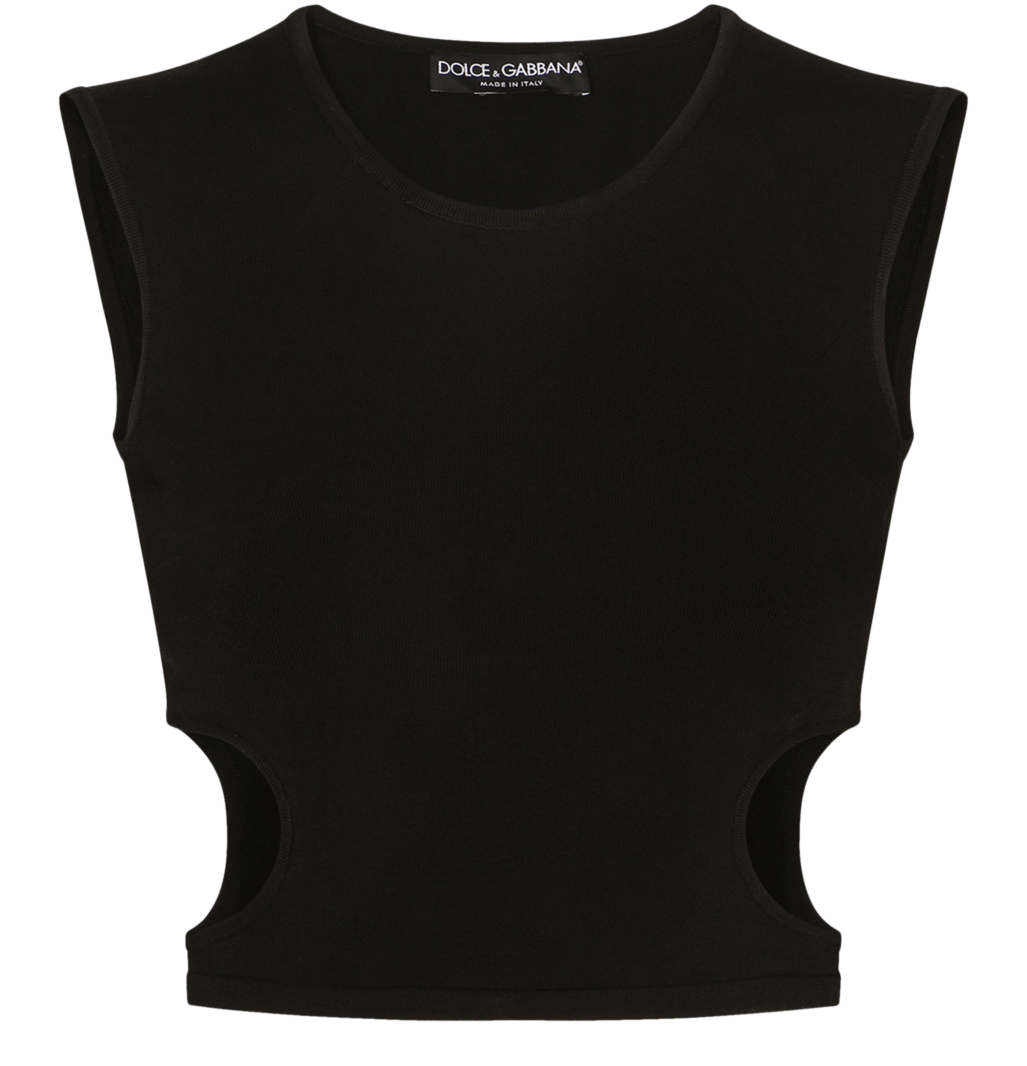 Dolce & Gabbana Viscose top with cut-out sides