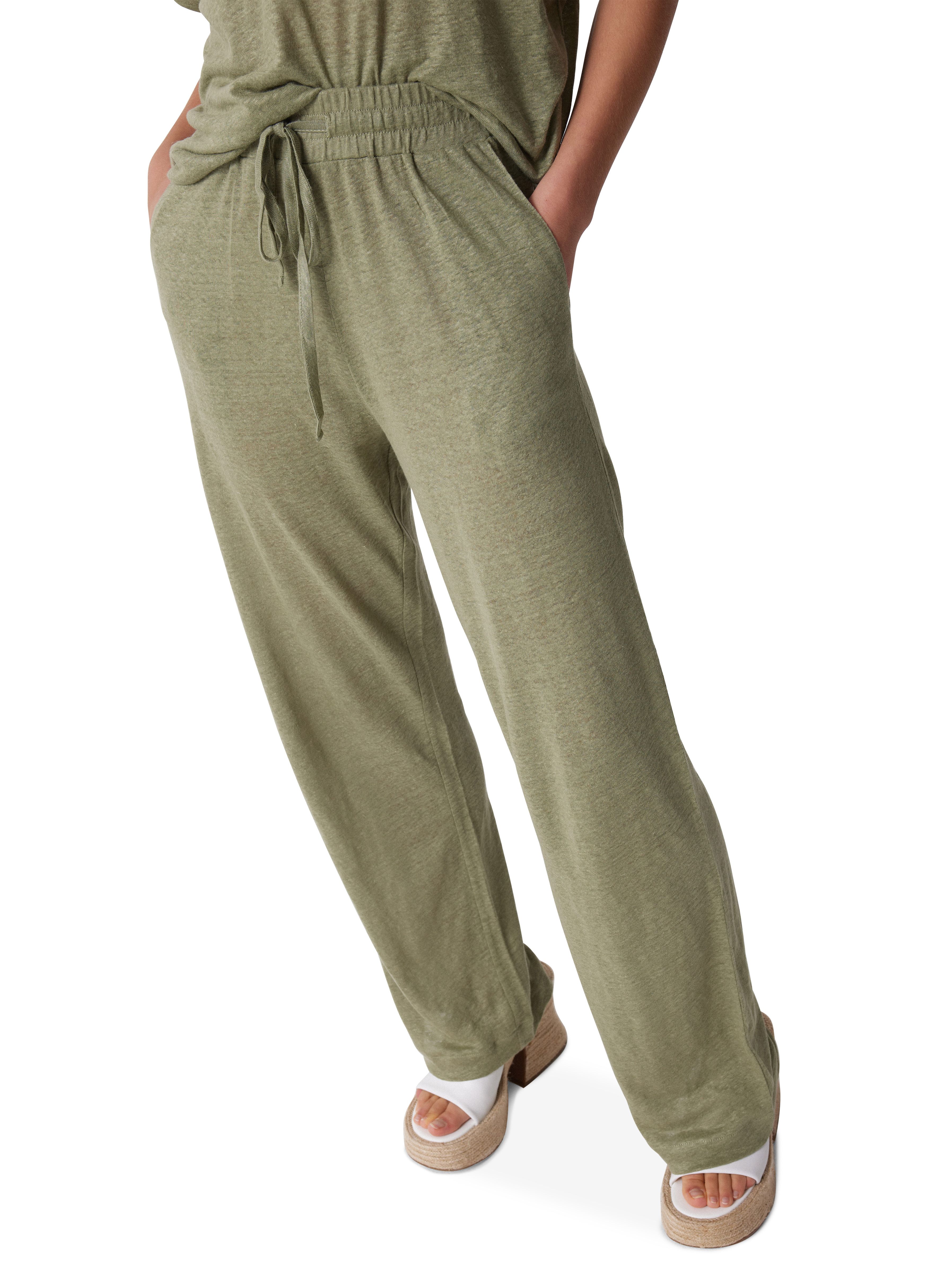  Satine linen pants