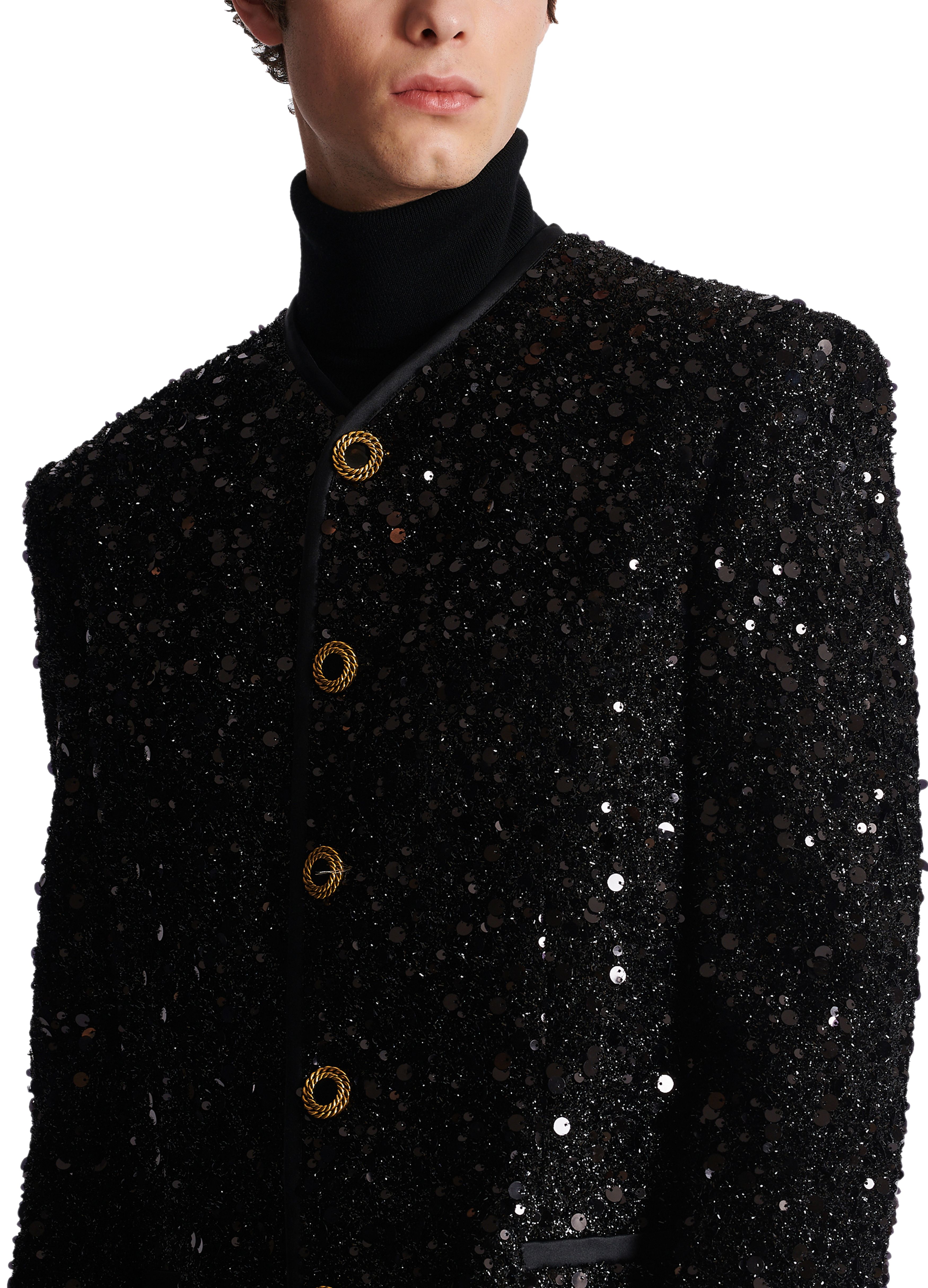 Balmain Jacket in lurex and sequins