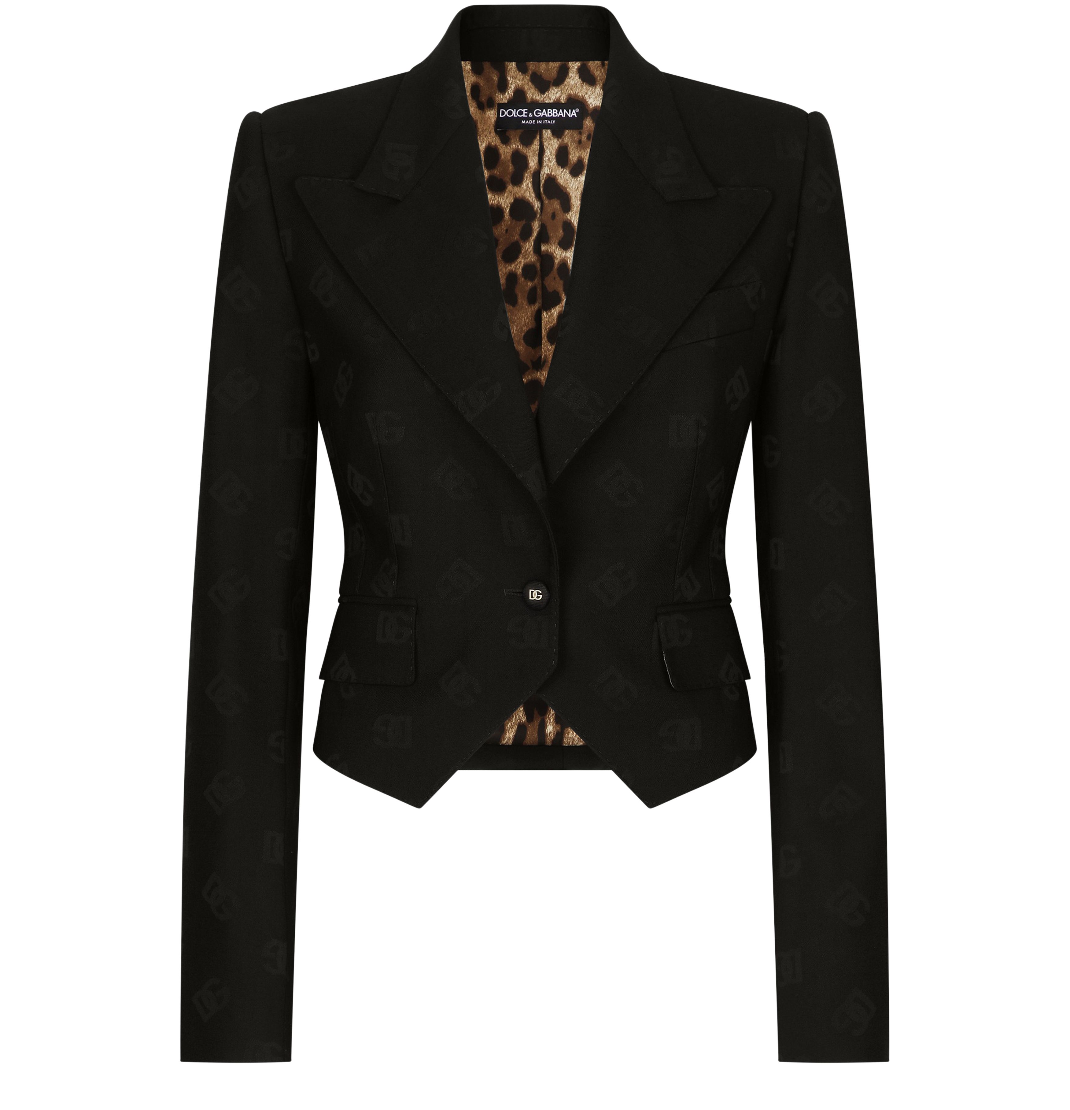 Dolce & Gabbana Wool jacquard spencer jacket