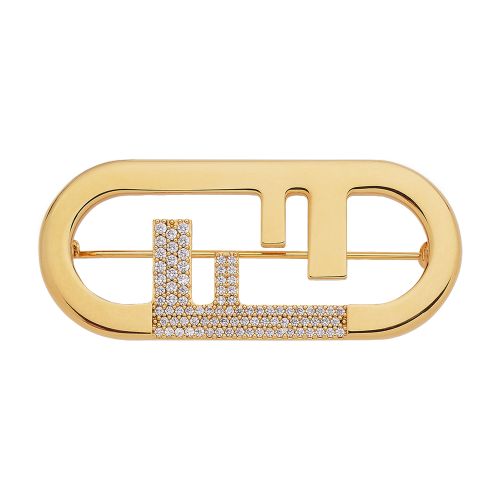 FENDI Fendi O'Lock brooch