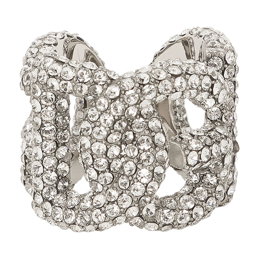 Dolce & Gabbana Rhinestone ring with DG logo