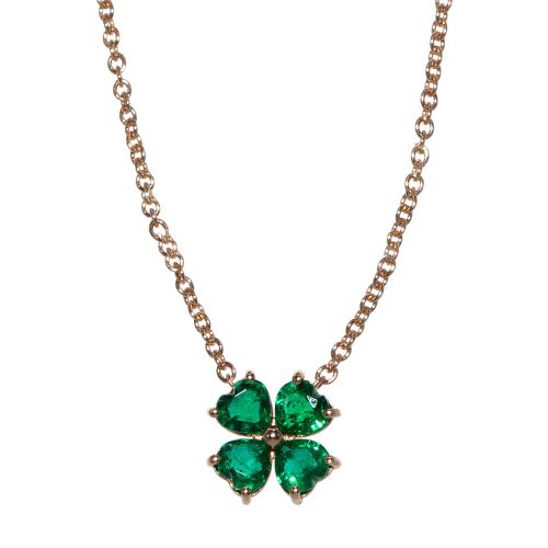  Green Flowers Necklace