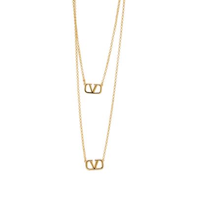 VALENTINO GARAVANI Vlogo Signature Strass necklace