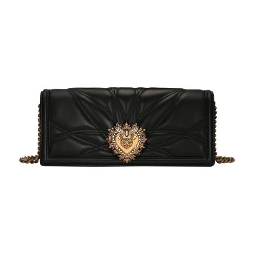 Dolce & Gabbana Quilted nappa leather Devotion baguette bag