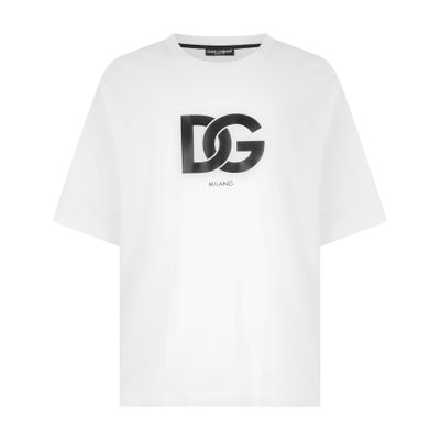 Dolce & Gabbana Cotton T-shirt with DG logo print