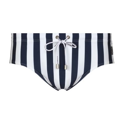 Dolce & Gabbana Striped Brando David swim briefs