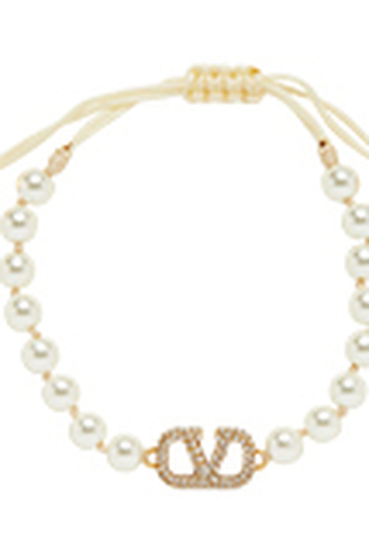 VALENTINO GARAVANI Vlogo Signature Pearl bracelet