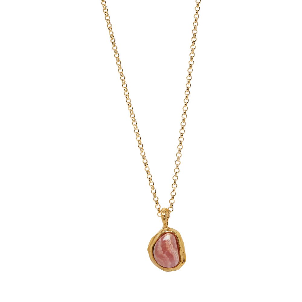  The Droplet Of Skies Rhodochrosite necklace