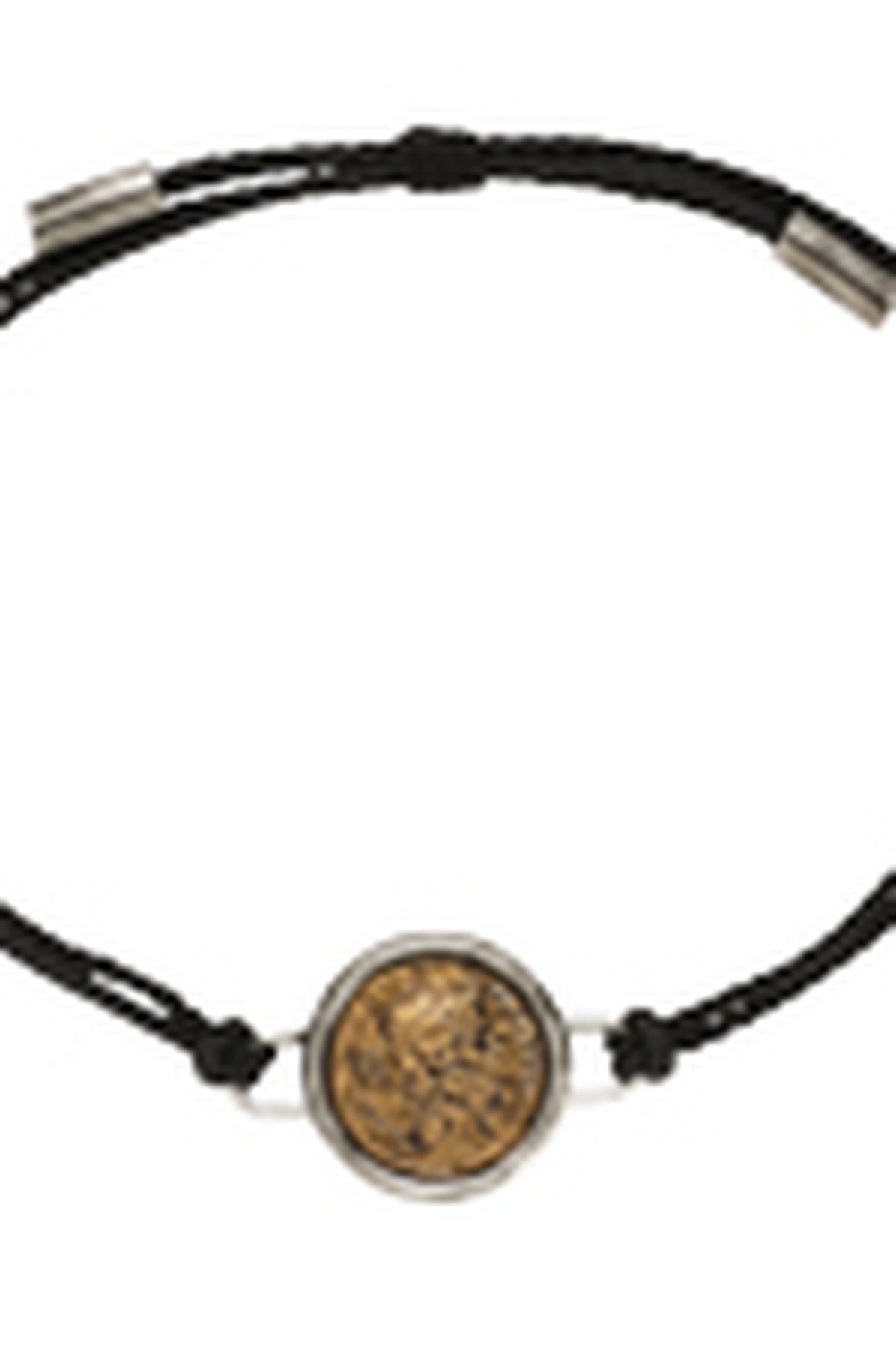 Dolce & Gabbana Cord Bracelet with Coin