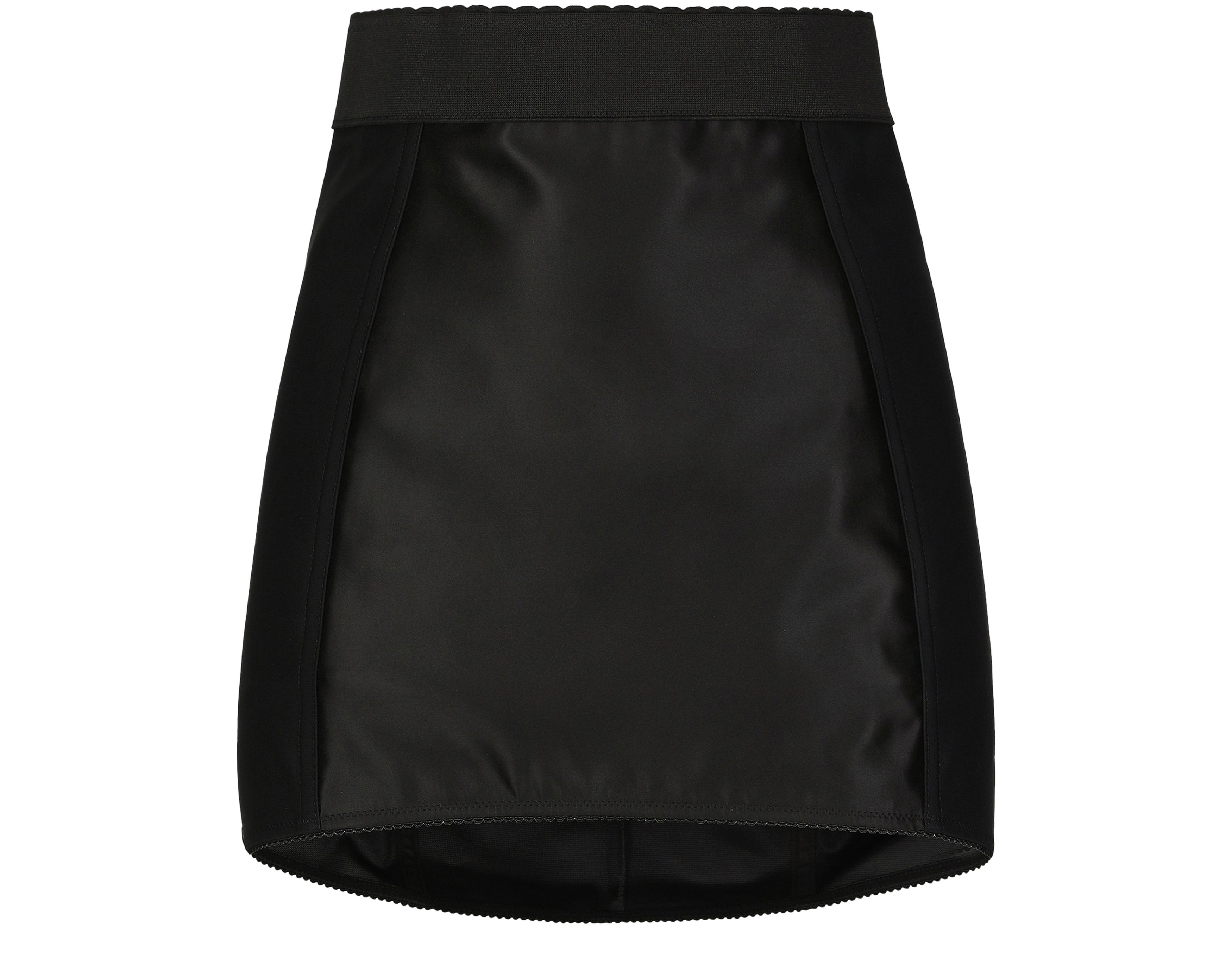 Dolce & Gabbana Marquisette and lace mini skirt