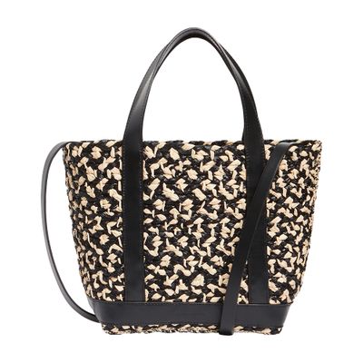  Raffia S cabas tote