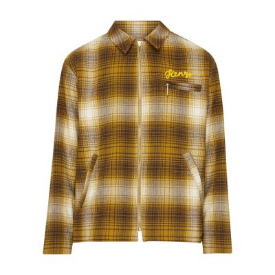 Kenzo Plaid zipped overshirt