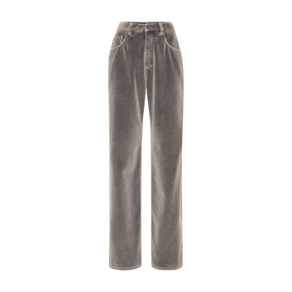 Brunello Cucinelli Garment-dyed Loose trousers