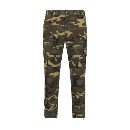 Dolce & Gabbana Cotton cargo pants with camouflage print