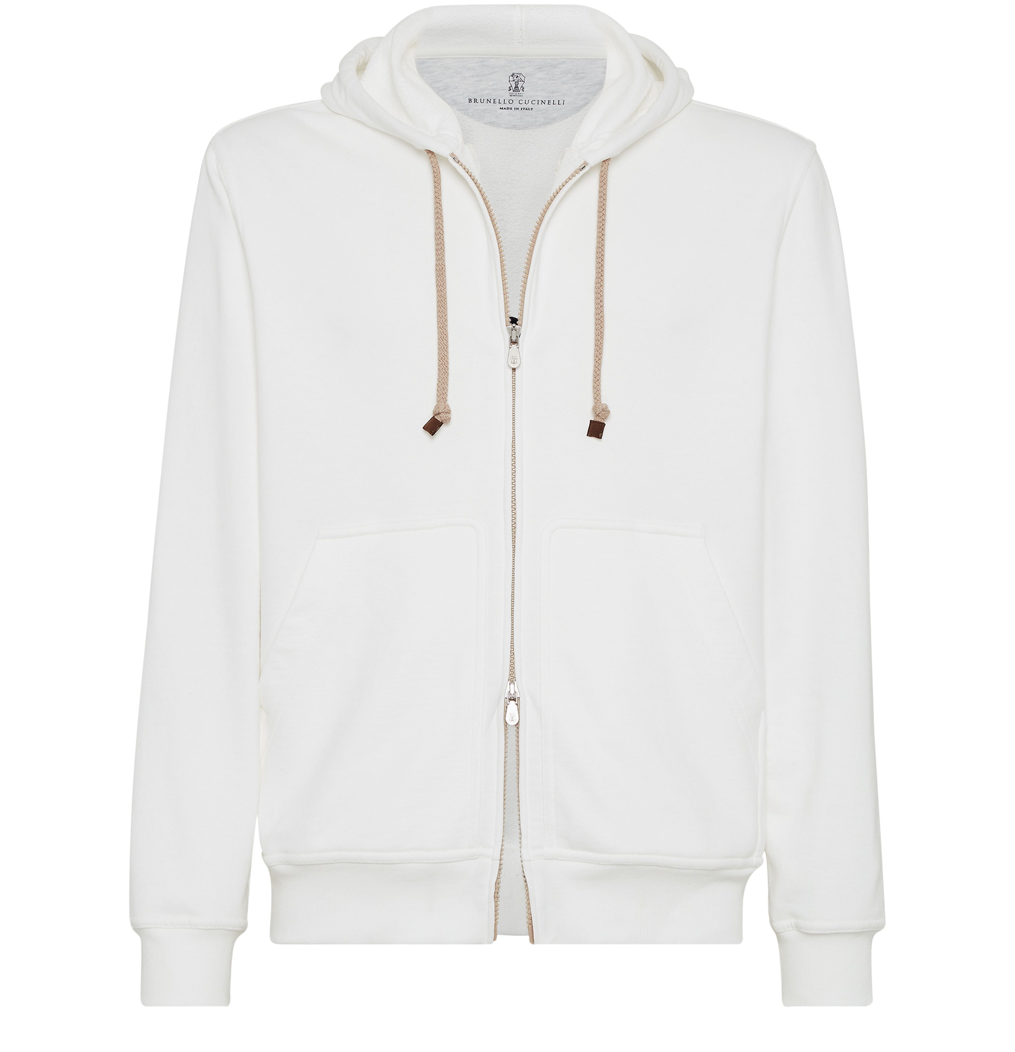 Brunello Cucinelli Hooded zip-up sweatshirt