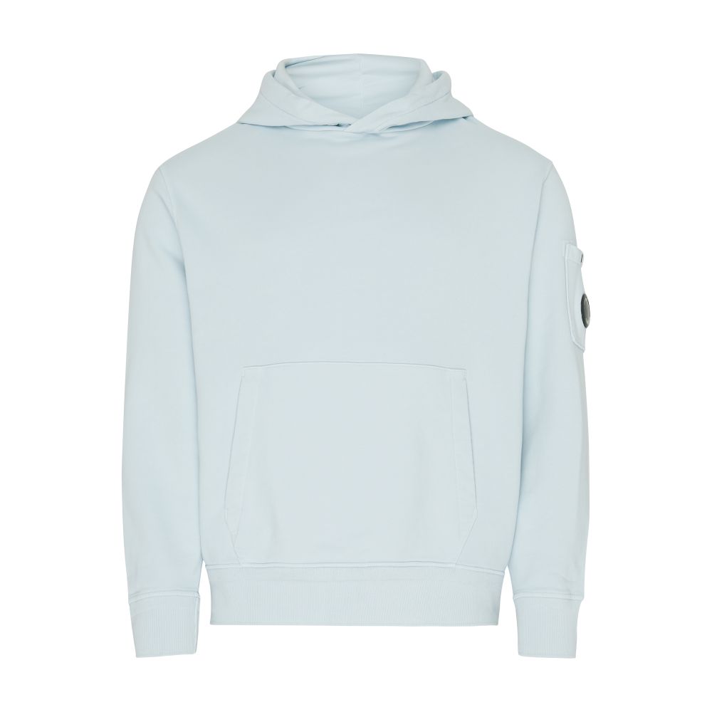 CP COMPANY Diagonal Fleece Lens hoodie