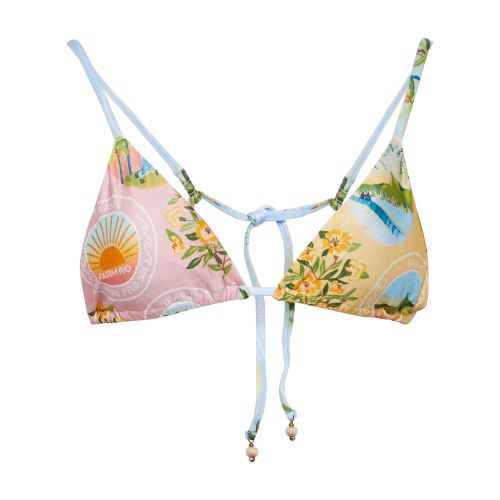 Farm Rio Rio stamps bikini top