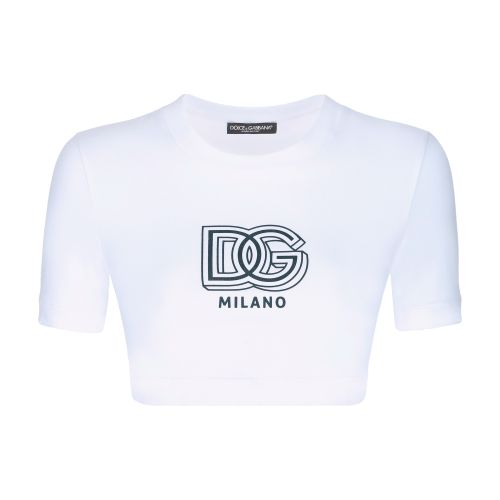 Dolce & Gabbana Cropped jersey t-shirt