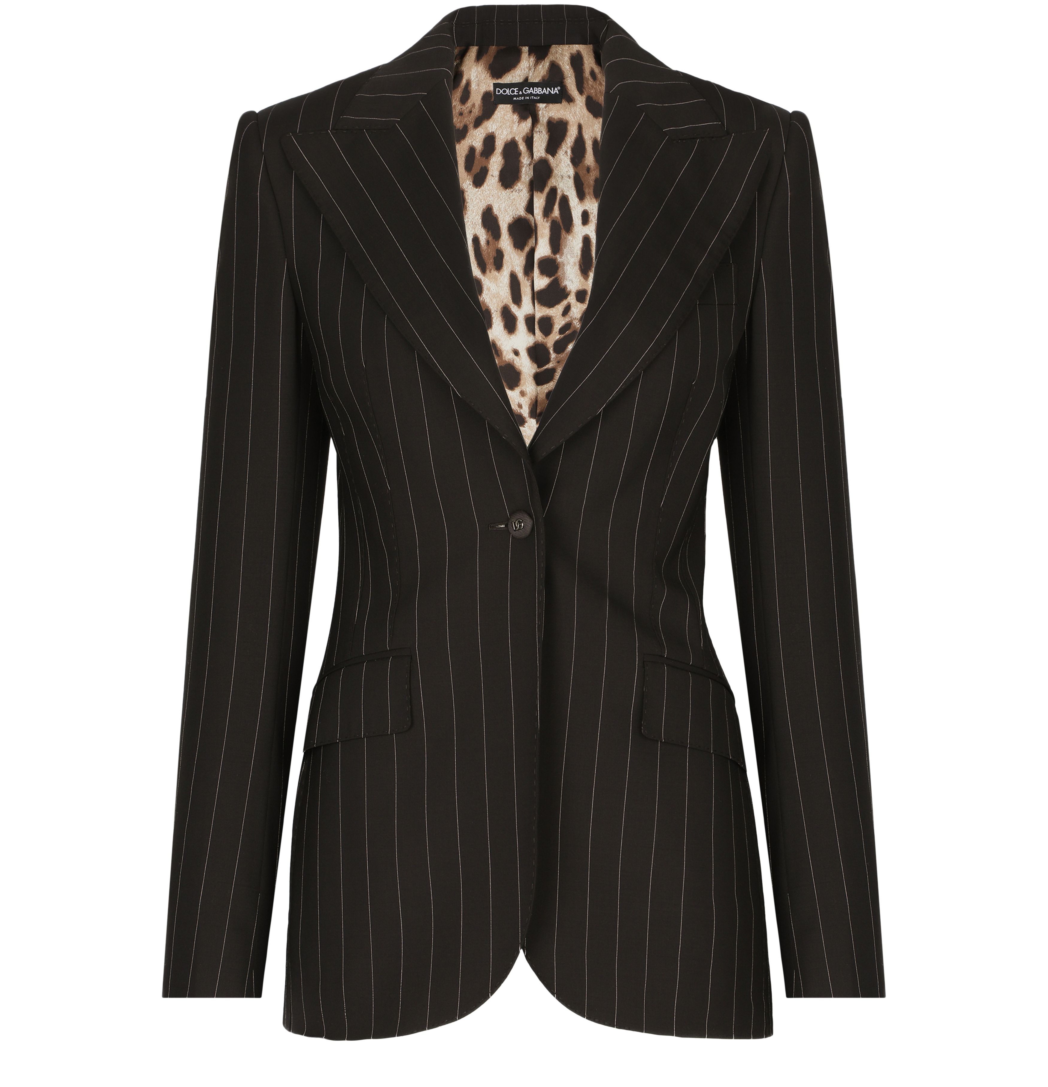 Dolce & Gabbana Pinstripe wool Turlington jacket