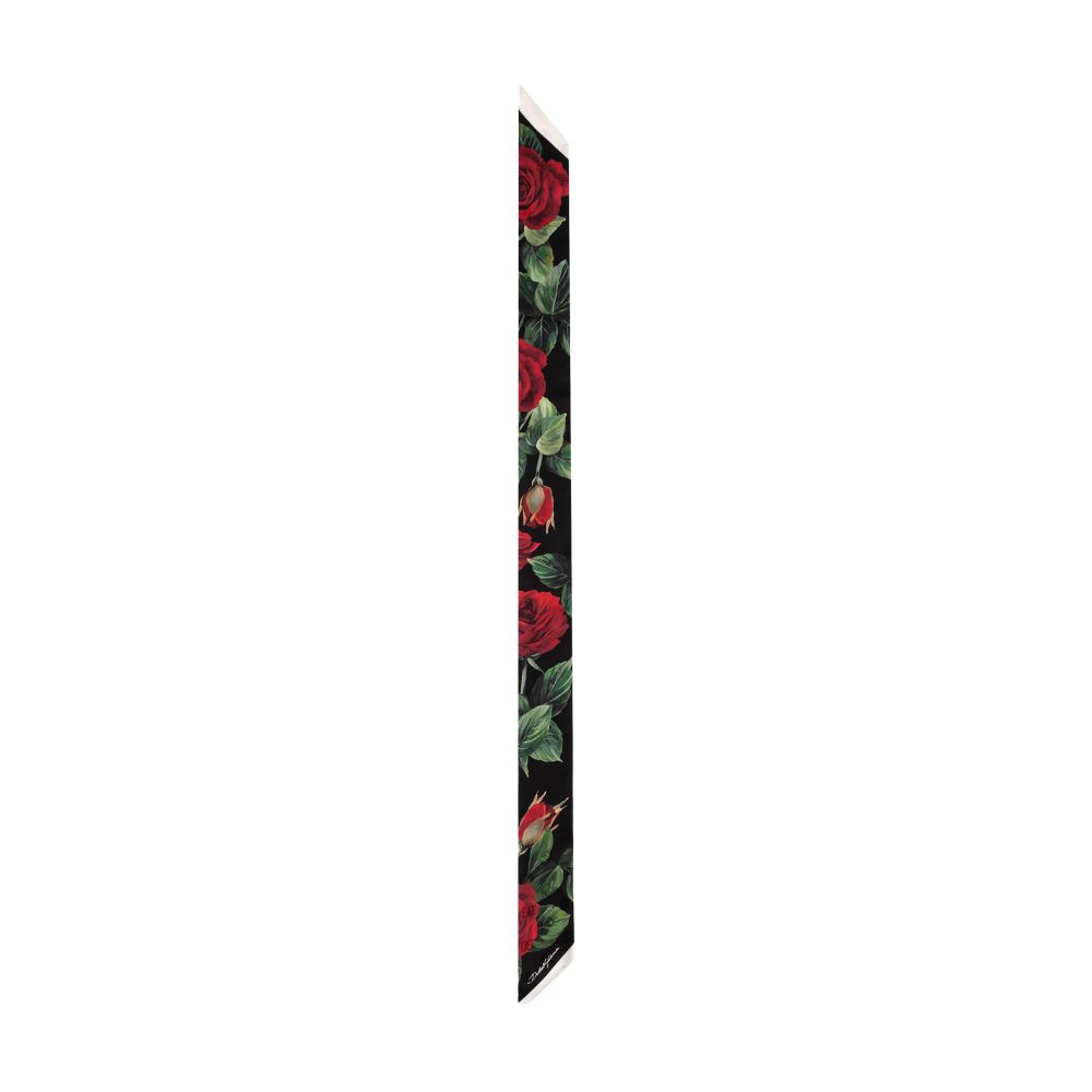 Dolce & Gabbana Headscarf with log and rose (6x100)