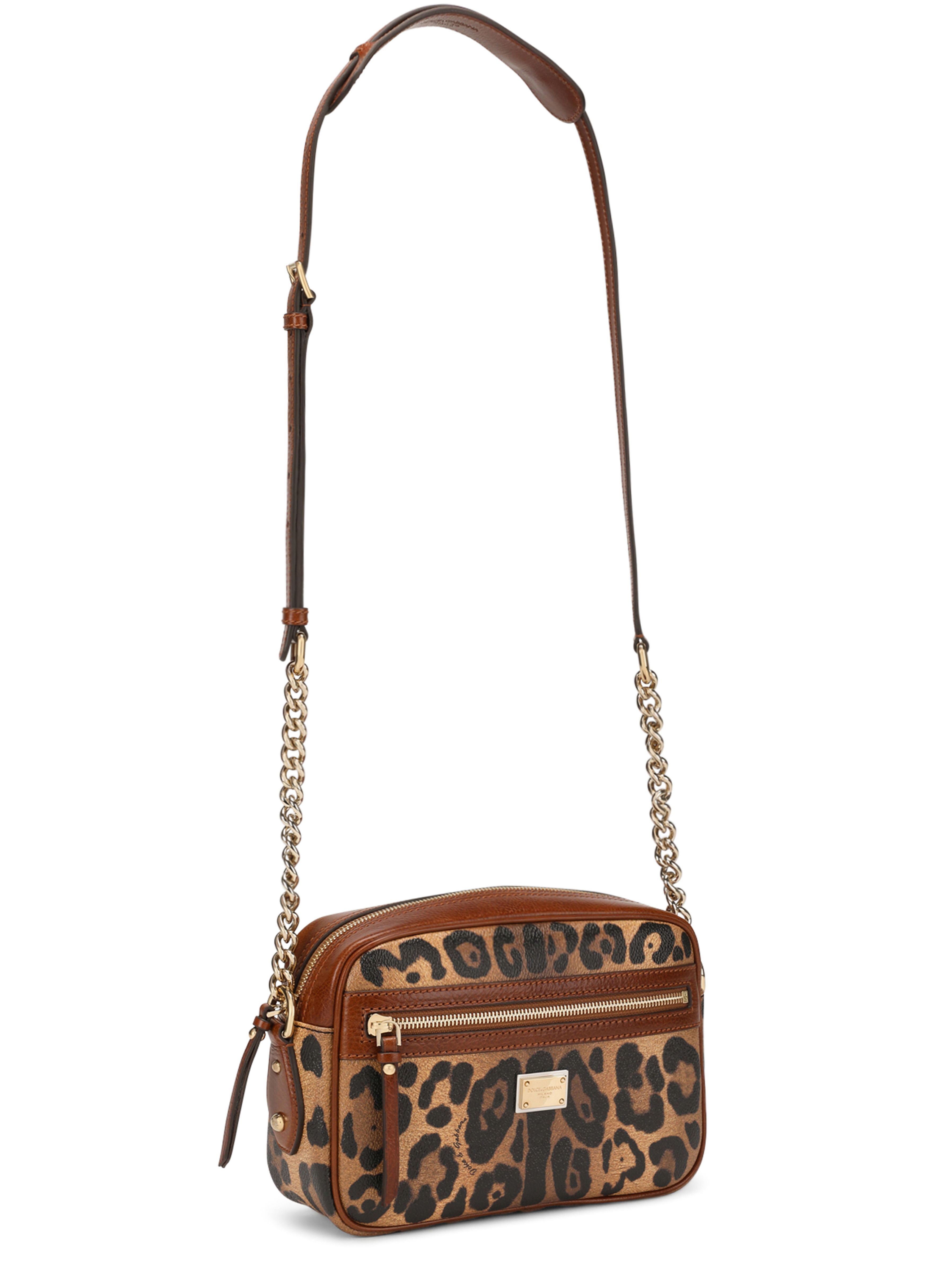 Dolce & Gabbana Medium leo-print crossbody bag