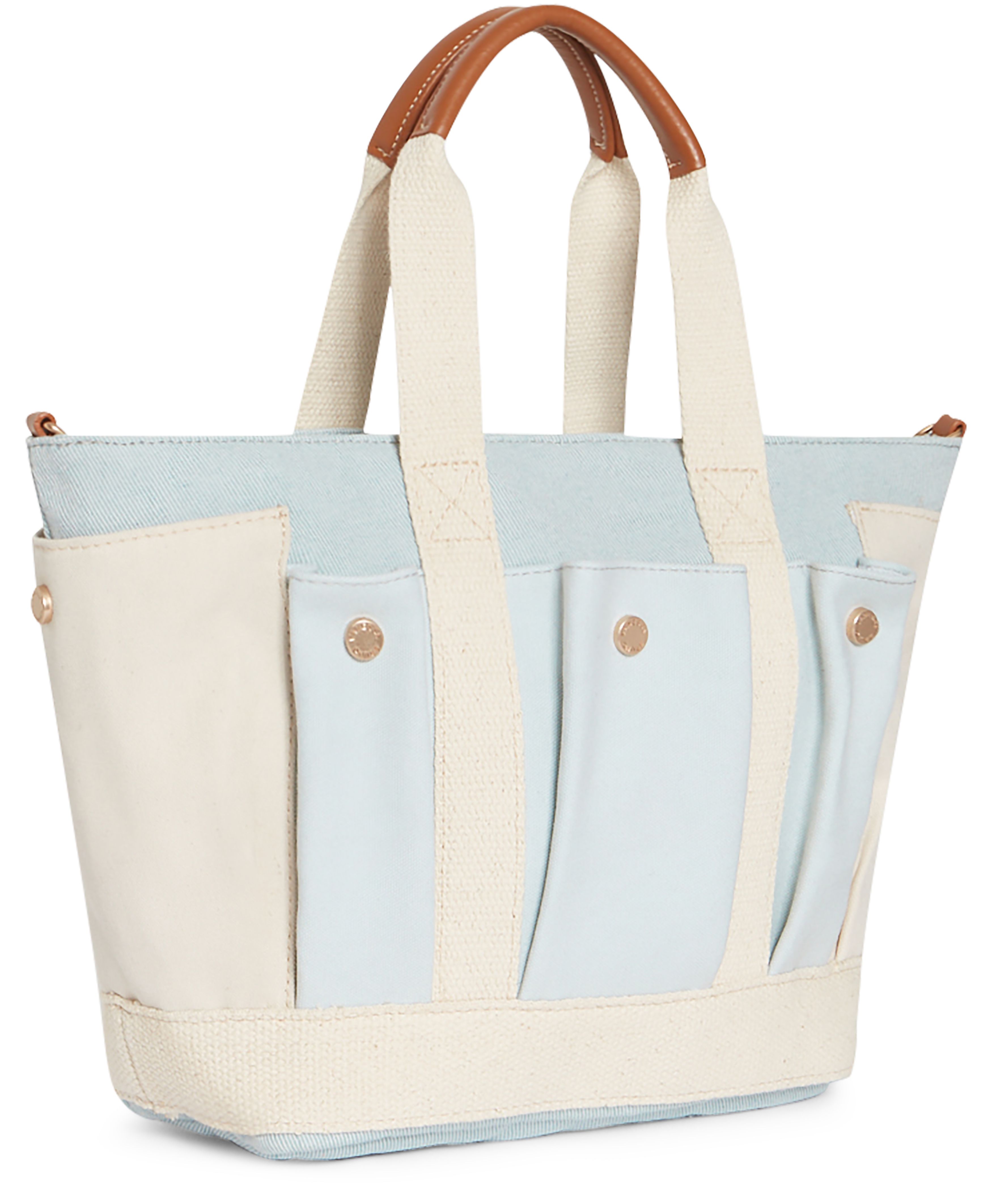  Multi-pocket S cabas tote