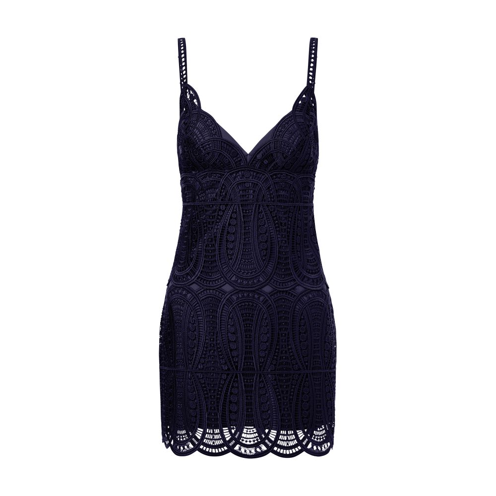 Alberta Ferretti Mini dress in macramé