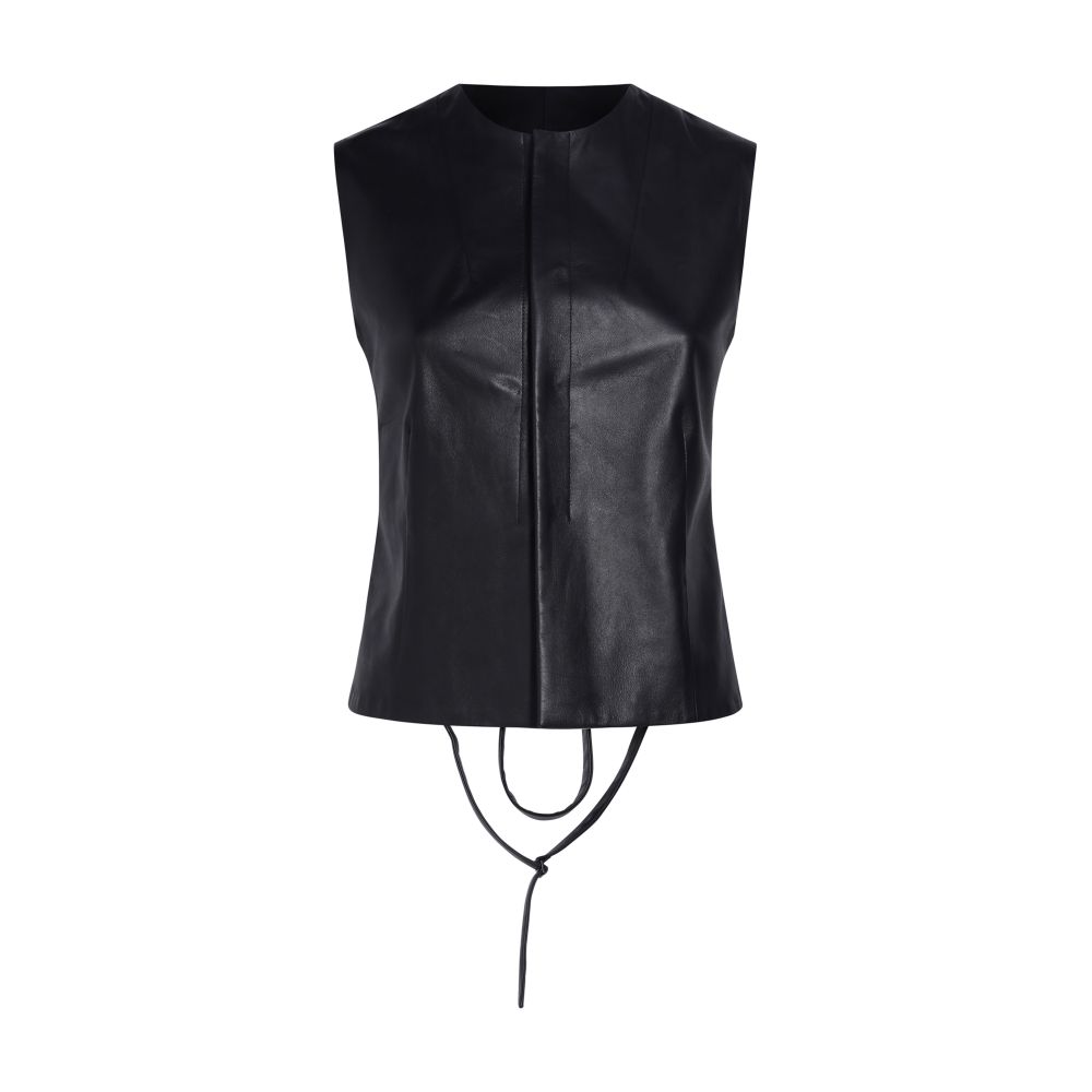 Ann Demeulemeester Yael open back fitted vest