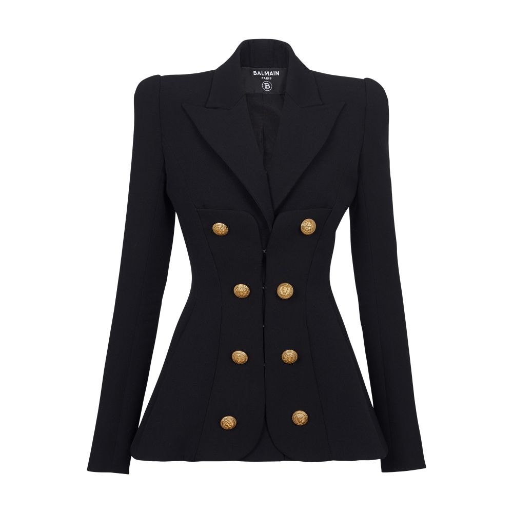 Balmain 8-buttoned grain de poudre jacket