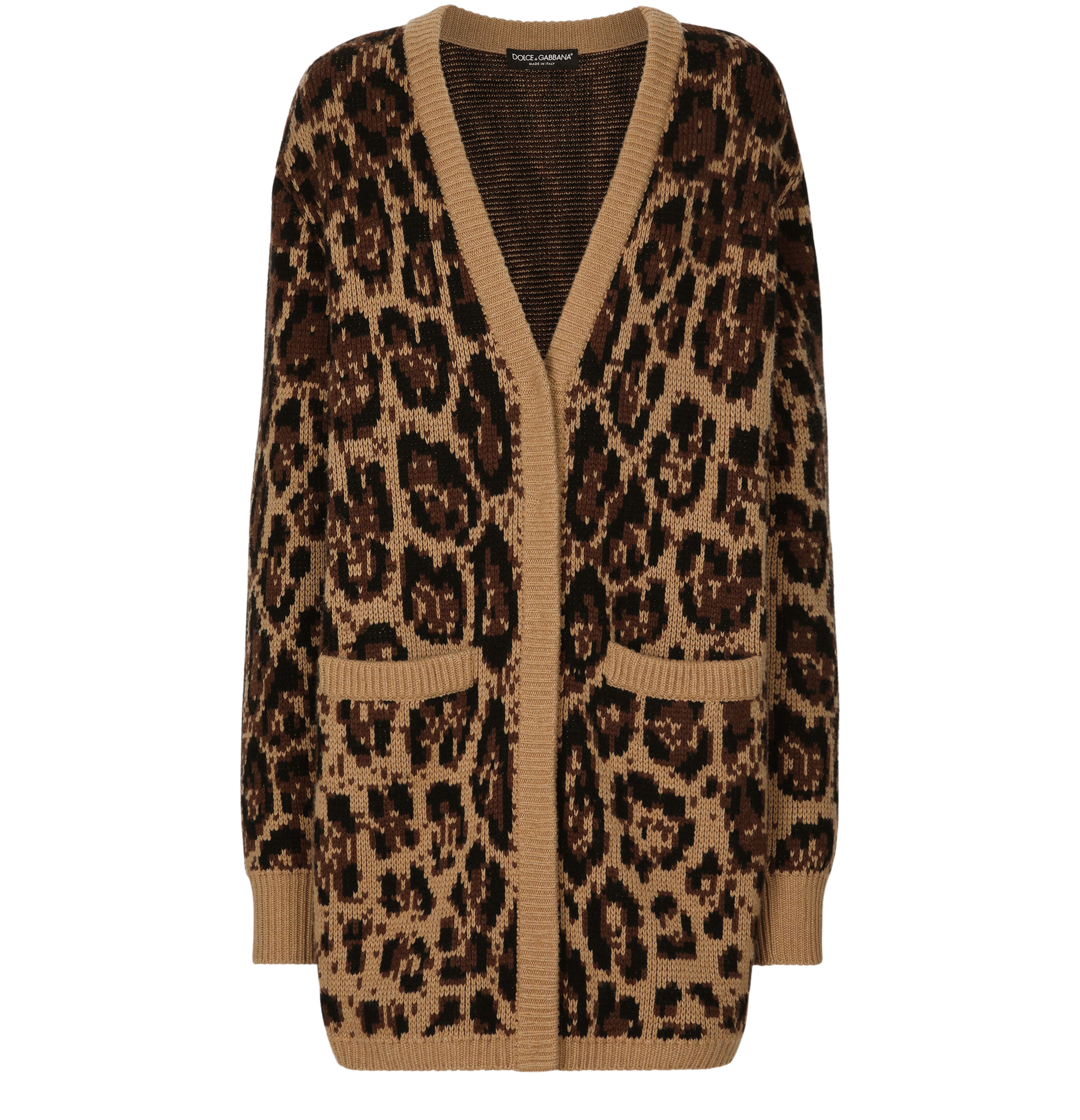 Dolce & Gabbana Long wool and cashmere cardigan