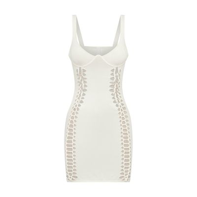 Dion Lee Layered braided mini dress