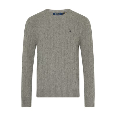 Polo Ralph Lauren Round-neck cable knit sweater with logo