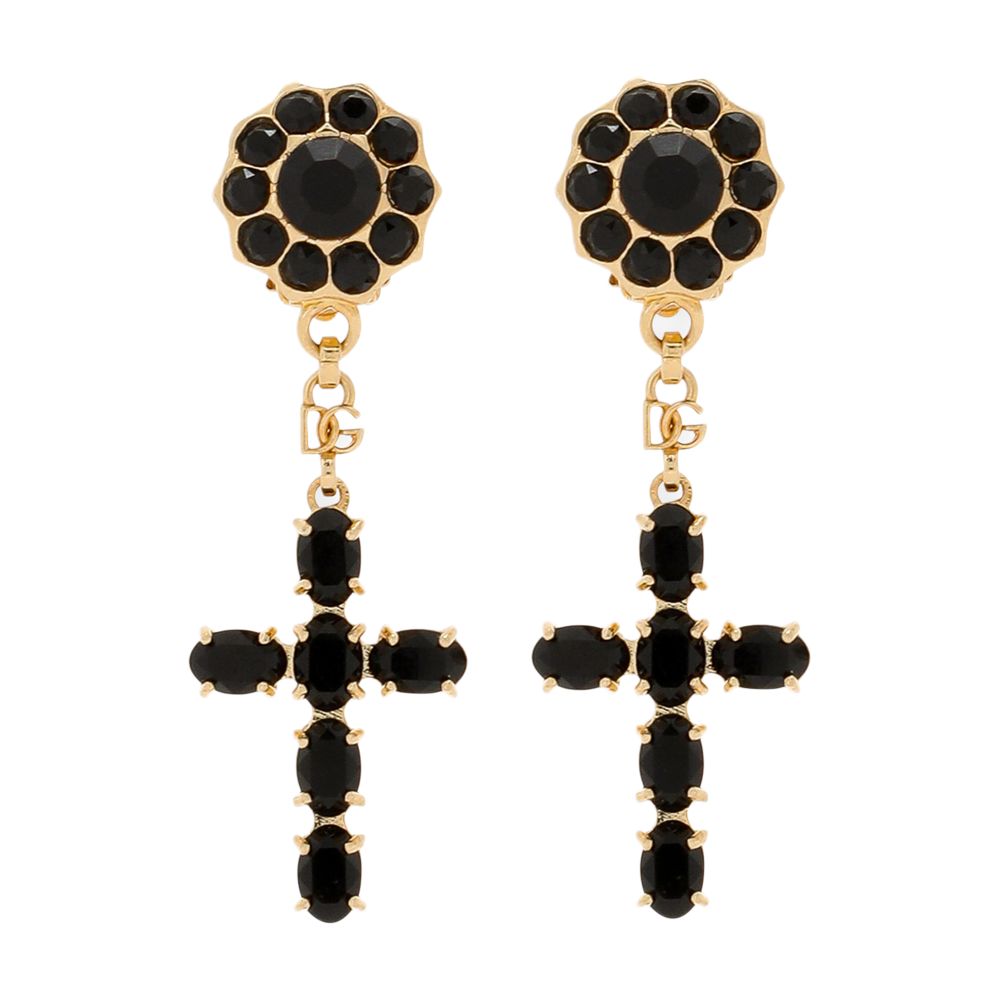 Dolce & Gabbana Drop earrings with crosses