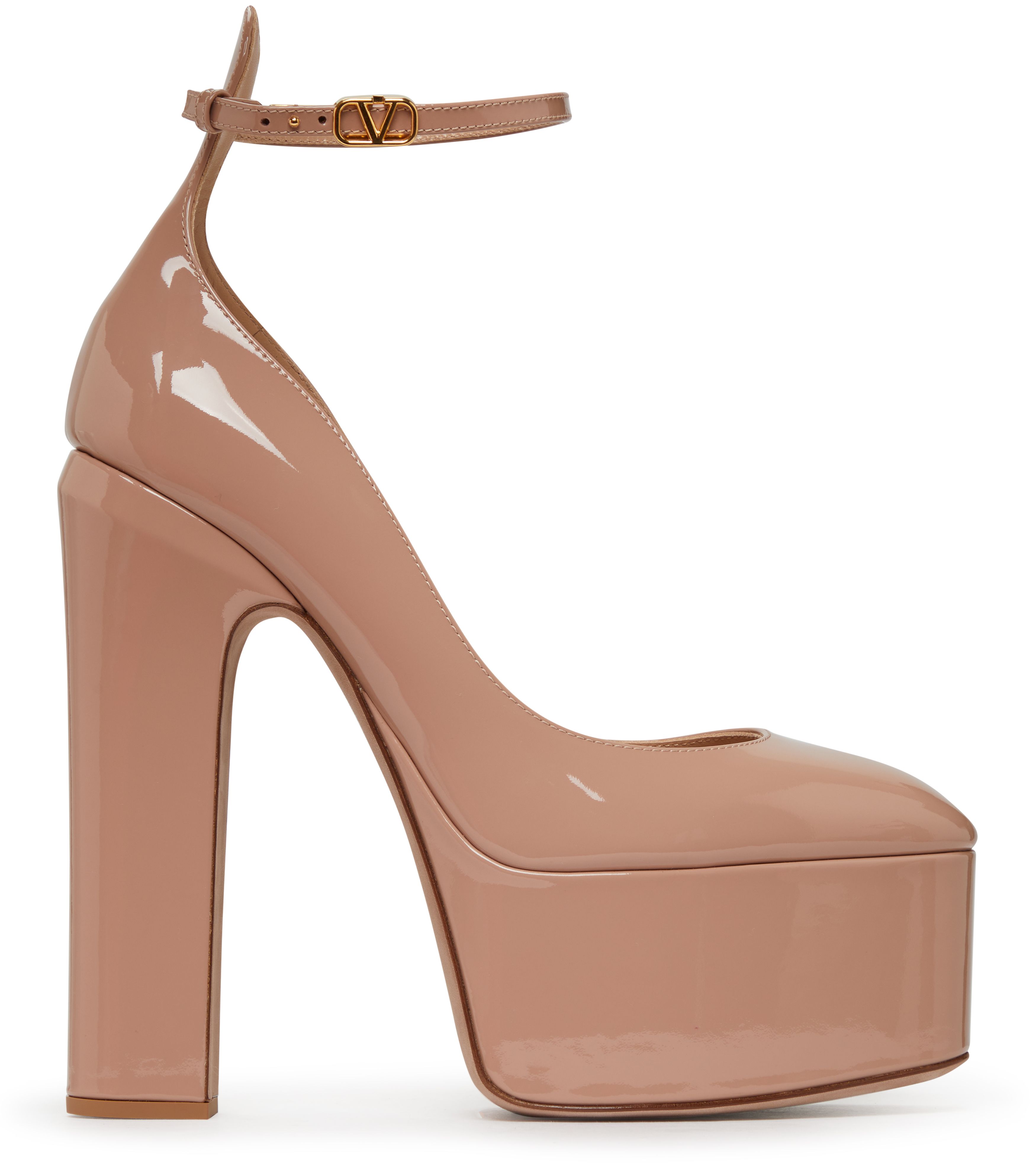 VALENTINO GARAVANI Tan-Go platform sandals 155MM