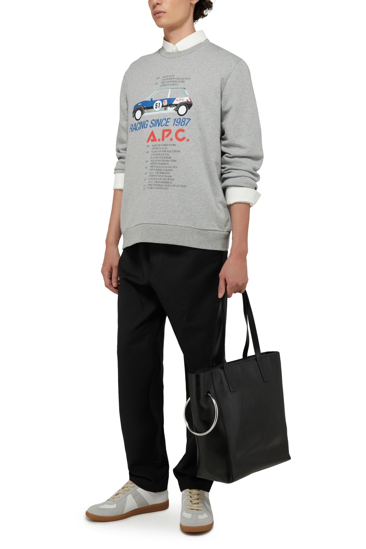 A.P.C. Mack crew neck sweatshirt