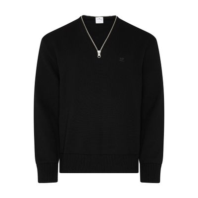 Courrèges Zipped wool sweater