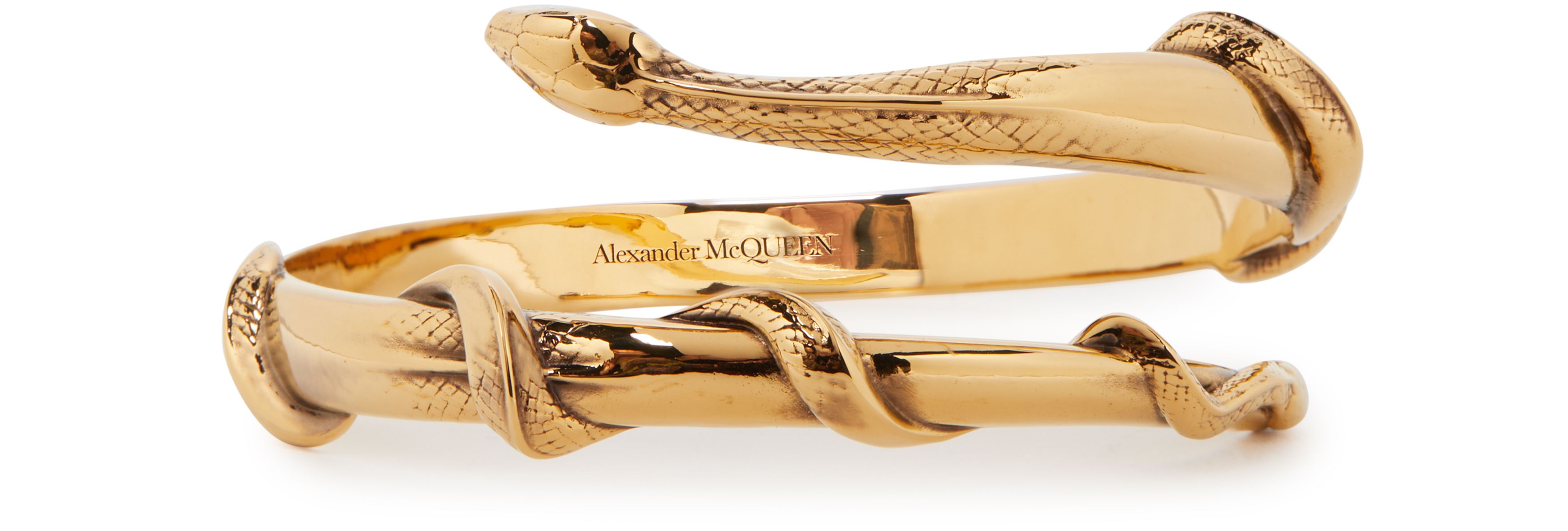 Alexander McQueen Snake arm cuff